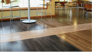Armstrong laminate flooring in restaurant
