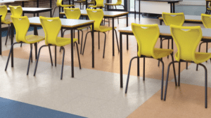 Armstrong VCT flooring in classroom