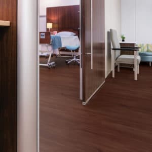Mannington resilient flooring in medical space